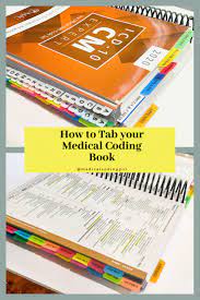 The Best Way To Tab Your Coding Manuals Medical Coding Classes Medical Coding Training Medical Billing And Coding