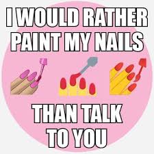 What Does Mean Aside From Tagging Nail And Beauty Related Images Online The Nail Polish Emoji Can Serve As A Tone Marker Indi Nail Polish Nails Nail Paint