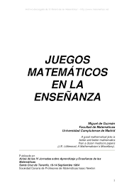 Juegos Matematicos En La Ensenanza Math Strategies Fun Math Math Stem