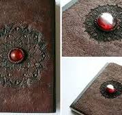 Faux Leather Polymer Clay Notebook/Sketchbook/Journal Cover ...