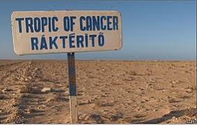 You have south deserts in australia, south africa and what population range is considered small town? Tropic Of Cancer Wikipedia