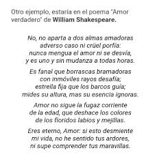En Este Poema De William Shakespeare Podemos Ver Claramente El Amor Sin Limites El Amor Eterno