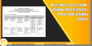 Sejumlah siswa sma negeri 4 medan mengerjakan soal saat mengikuti ujian nasional berbasis komputer (unbk) hari pertama, di medan, sumatera utara, senin (1/4/2019). Kisi Kisi Soal Un Usbn 2019 2020 Pos Un Usbn 2020 Ij Com