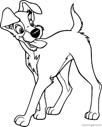 Boo eventually ventured though her closet to enter the monster world, where she developed a bond with sulley and mike wazowski. Lady And The Tramp Coloring Pages Coloringall