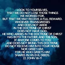 Beware Of False Doctrine Anything Not The Doctrine Of Christ Is The Doctrine Of Demons Trust God Bible Scriptures Christ