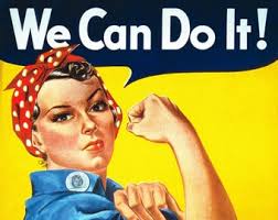 8x10 We Can Do It PHOTO World War 2 Propaganda Rosie the Riveter Recruiting  Poster