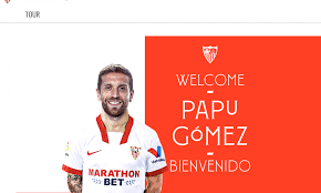 2021 and transparent png images free download. Ufficiale Il Papu Gomez E Un Nuovo Giocatore Del Siviglia Primapagina Calciomercato Com