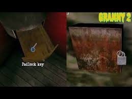 How To Find And Use The Padlock Key Granny Chapter 2 Youtube