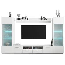 Check spelling or type a new query. Modica White Modern 102 Wall Unit Entertainment Center By Meble Furniture