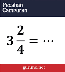 Penjumlahan pecahan campuran dan pecahan campuran dengan beda penyebut matematika sd youtube. Cara Menghitung Pecahan Materi Matematika Kelas V Sd Mi Kurikulum 2013 Revisi 2018 Gurune Net