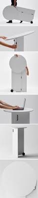 The Temp Table Is Exactly What Its Name Would Suggest Temporary Its High Form Elevates The Table Top Making It House Furniture Design Bookcase Storage Design