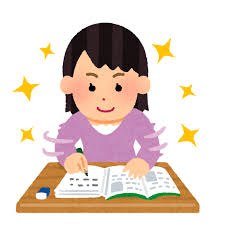勉強が好調な人のイラスト（女性）&nbsp;|&nbsp;かわいいフリー素材集&nbsp;いらすとや