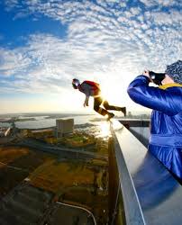 Red Bull mark 'Leap Day' with actual building leaping