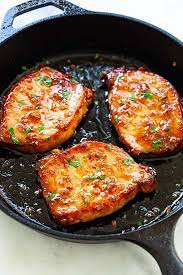 Parmesan crusted pork chops are tender and juicy! Boneless Pork Chops With Honey Garlic Sauce Rasa Malaysia