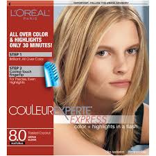 With target's range of different hair colors and a world of hair color ideas on the internet, you can find the best hair color in no time. L Oreal Paris Couleur Experte Hair Color Hair Highlights Medium Blonde Toasted Coconut 1 Kit Walmart Com Walmart Com