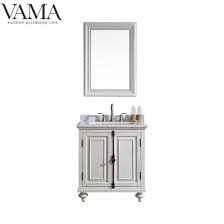 See more ideas about elements 48 inch douglas classic white bathroom vanity, mdf vanity features a sleek black finish, clean lines and tapered feet to give a modern feel. Vama 32 Inch Waterproof Antique White Modern Bathroom Vanity Cabinet Furniture 733032 China Bathroom Furniture Vanity Cabinet Made In China Com