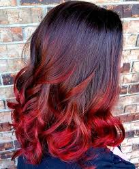 Red ombré hair color idea #1: Cherry Ombre Hair Red Ombre Hair Brown Ombre Hair Hair Styles