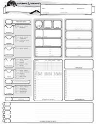 Dungeons Dragons 5th Edition Character Sheet Dnd Character Sheet Character Sheet Character Sheet Template