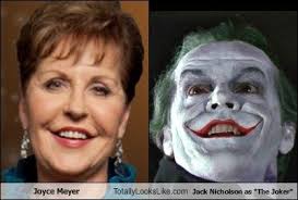 Joyce Meyer Totally Looks Like Jack Nicholson As The Joker Jack Nicholson Joyce Meyer Joker