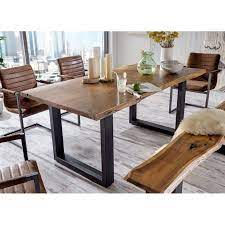 Union Rustic Lemay Modern Live Edge Solid Wood Dining Table Wayfair Diy Dining Room Table Wood Dining Table Live Edge Wood Dining Table