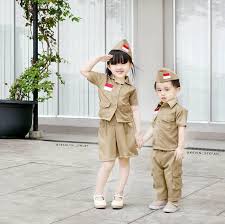 Model anak pake baju polisi untuk editing. 7 Inspirasi Kostum Pahlawan Indonesia Untuk Anak Orami