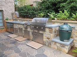 outdoor kitchen ideas big green egg
