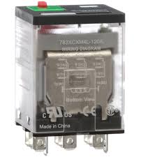 For example, when you push the button on a tv remote to watch tv, it sends an electrical signal to the relay inside the tv, turning the main power on. Schneider Electric Legacy Relays 783xcxm4l 120a Relay 15 A 110 120 Vac 50 60 Hz At 25c 3pdt 2770 Ohms Solder Plug In Allied Electronics Automation