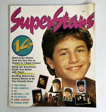 Superstars Magazine CHARLIE SHEEN TOM CRUISE U2 Janet Jackson Michael J Fox  1987 | eBay