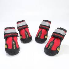 4pcs Dog Water Resistant Dog Shoes With Two Reflective Fastening Straps And Rugged Anti Slip Sole Dog Boots For Small Medium Large Dogs Size Chart