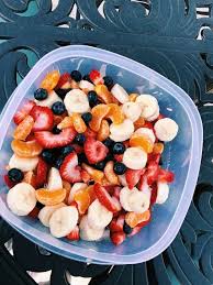 Bowl Of Fresh Fruit Bananas Strawberries Blueberries Orange Slices Healthy Clean Eating Meal Prep Re Healthy Breakfast Menu Healthy Snacks Healthy Recipes