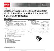 Successive Approximation A/D Converter 12 bit, 0.5 MSPS to 1 ...