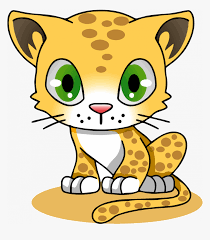Draw the baby curl on the forehead like so, and then use the face guide you made in step one, to draw out the big baby eyes. How To Draw A Realistic Baby Jaguar Cartoon Head Step Hd Png Download Transparent Png Image Pngitem