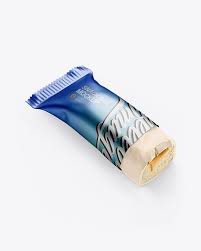 Opened Metallic Snack Bar Mockup Half Side View In Flow Pack Mockups On Yellow Images Object Mockups Free Psd Mockups Templates Mockup Free Psd Mockup Free Download