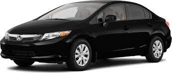 The honda civic lineup offers a little something for everyone. 2012 Honda Civic Values Cars For Sale Kelley Blue Book