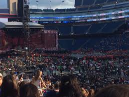 Gillette Stadium Section 105 Row 18 Seat 1 One Direction