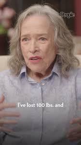 KathyBates is opening up about her weight loss.