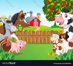 Illustration Of Cartoon Happy Animal Collection Download A Free Preview Or High Quality Adobe Illu Happy Animals Farm Animal Party Farm Animals Birthday Party
