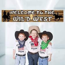 Catalog quick order 110% lowest price guarantee 100% happiness guarantee. Buy Western Party Decoration Supplies Western Cowboy Themed Banner Supplies Western Party Backdrop Photo Booth Wall Party Decor Online In Indonesia B07wclqsyx