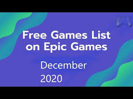 The holiday sale is here! Epic Games Holiday Sale Games List 17 December 2020 Youtube