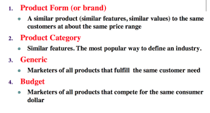 Value Driven Marketing Flashcards Quizlet