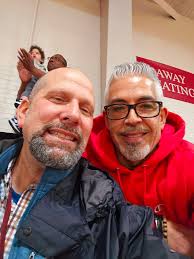 🏀🏀🏀 State Tournament Archbishop Williams at Amherst Tough Overtime loss  for the Hurricanes..... Sloves and I did have fun!!! Great atmosphere at  the Amherst High School Gym. ❤️❤️❤️