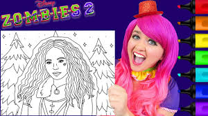 In this matter, to color, the plants… Werewolf Disney Channel Disney Zombies 2 Coloring Pages Novocom Top