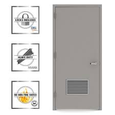 Maybe you would like to learn more about one of these? L I F Industries 36 In X 84 In Firerated Right Hand Louver Steel Prehung Commercial Door With Welded Frame Uwr3684r The Home Depot