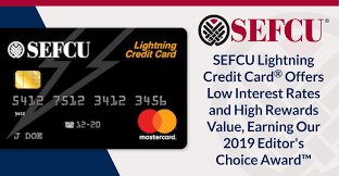 Low interest credit card offers. Sefcu Lightning Credit Card Offers Low Interest Rates And High Rewards Value Earning Our 2019 Editor S Choice Award Cardrates Com