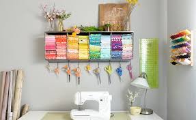 You can paint or stain the cabinet to fit the decor of your craft room. 11 Chich Craft Room Design Decor Ideas