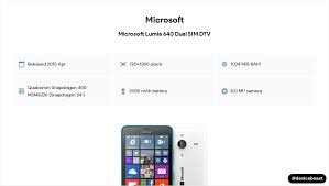 Microsoft Lumia 640 Dual SIM DTV Full ...