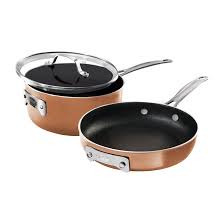 Gotham Steel 3-Piece Hammered Copper Skillet Set, 8-In, 10-In, 12-In -  Ultra Nonstick, Induction Compatible, Dishwasher Safe In The Cooking Pans &  Skillets Department At Lowes.Com