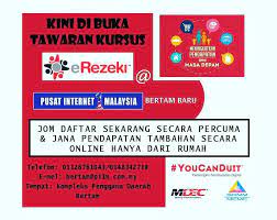 Kadang masih ngeliat orang lain bikin pingin ini pingin itu. Apa Itu E Rezeki Pusat Internet 1malaysia Bertam Facebook