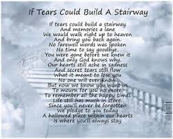 Memory turns back every leaf. If Tears Could Build A Stairway Memorial Christmas Anniversary Gift Present 786071610392 Ebay