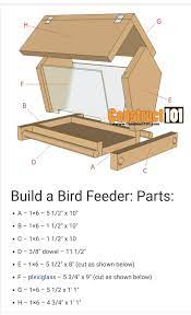Build A Bird Feeder Free Plans Construct101 Bird Feeders Bird Feeder Plans Bird House Feeder